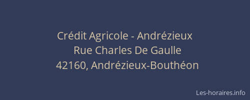 Crédit Agricole - Andrézieux