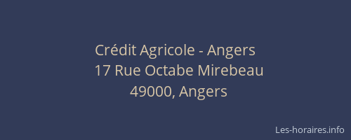 Crédit Agricole - Angers