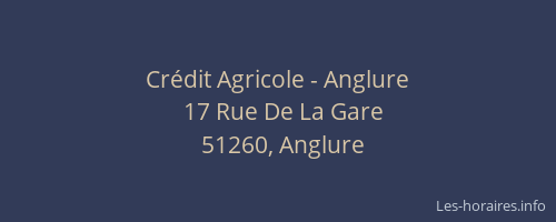 Crédit Agricole - Anglure