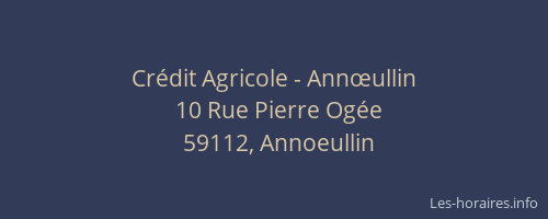 Crédit Agricole - Annœullin