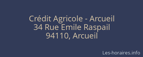Crédit Agricole - Arcueil