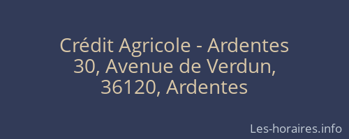 Crédit Agricole - Ardentes