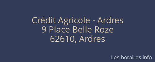 Crédit Agricole - Ardres