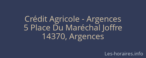Crédit Agricole - Argences