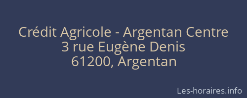 Crédit Agricole - Argentan Centre