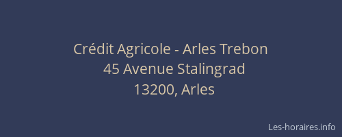 Crédit Agricole - Arles Trebon