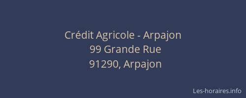 Crédit Agricole - Arpajon