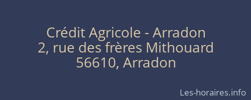 Crédit Agricole - Arradon