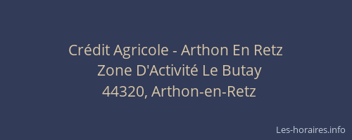 Crédit Agricole - Arthon En Retz