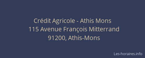 Crédit Agricole - Athis Mons