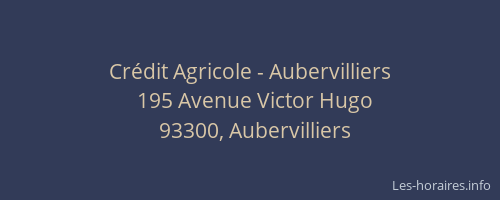 Crédit Agricole - Aubervilliers
