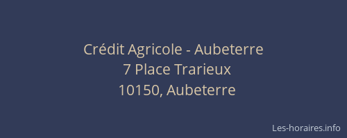 Crédit Agricole - Aubeterre