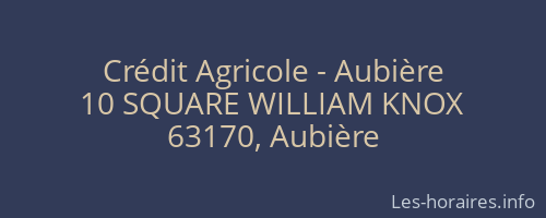 Crédit Agricole - Aubière
