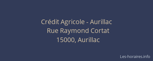 Crédit Agricole - Aurillac