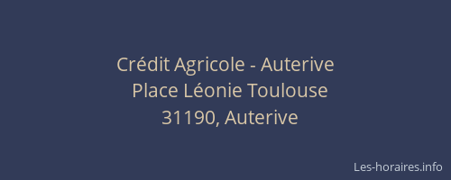 Crédit Agricole - Auterive