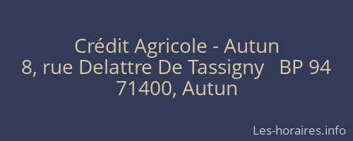 Crédit Agricole - Autun