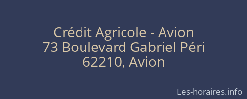 Crédit Agricole - Avion