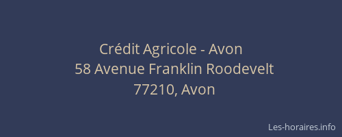 Crédit Agricole - Avon