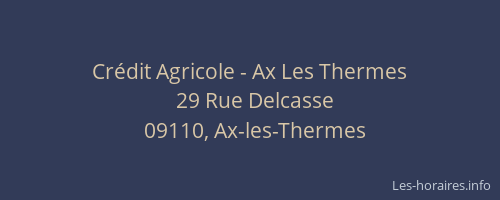 Crédit Agricole - Ax Les Thermes