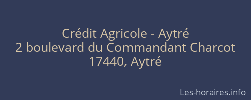 Crédit Agricole - Aytré