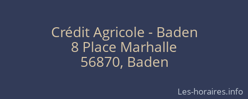 Crédit Agricole - Baden