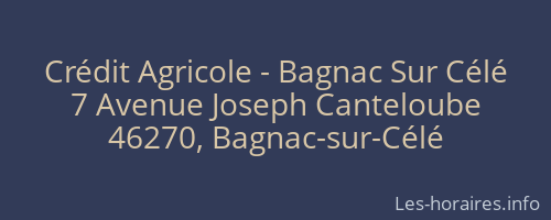 Crédit Agricole - Bagnac Sur Célé