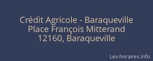 Crédit Agricole - Baraqueville