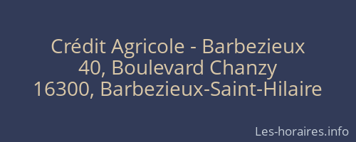 Crédit Agricole - Barbezieux