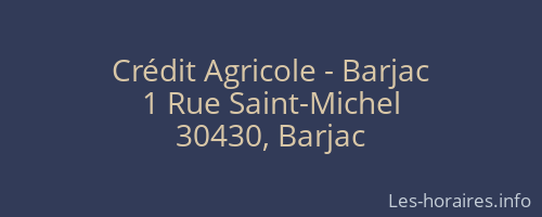 Crédit Agricole - Barjac