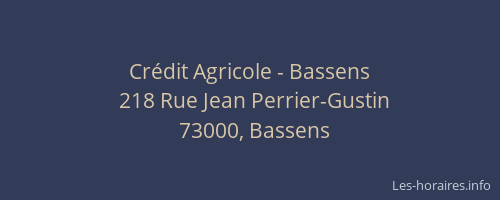 Crédit Agricole - Bassens