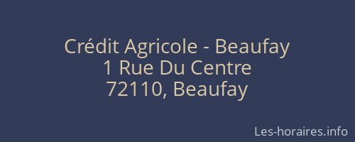 Crédit Agricole - Beaufay