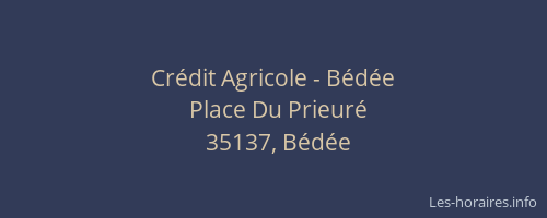 Crédit Agricole - Bédée