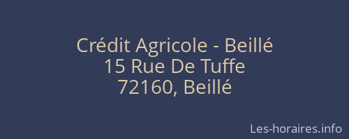 Crédit Agricole - Beillé