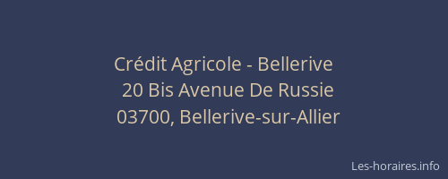 Crédit Agricole - Bellerive