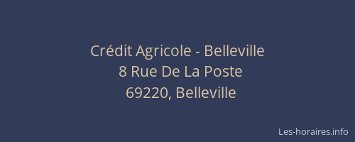 Crédit Agricole - Belleville