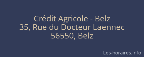 Crédit Agricole - Belz