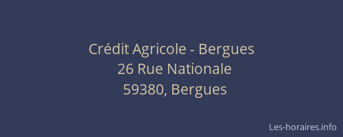 Crédit Agricole - Bergues