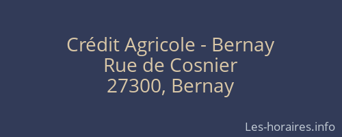 Crédit Agricole - Bernay