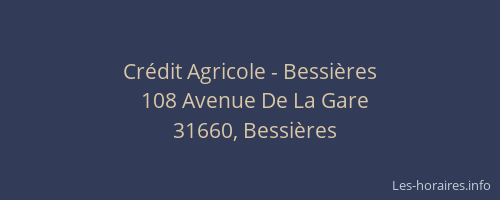 Crédit Agricole - Bessières