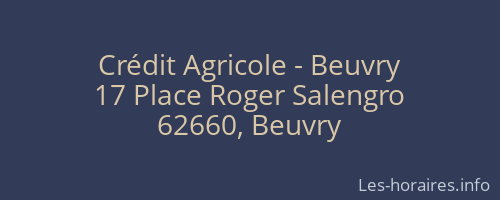 Crédit Agricole - Beuvry