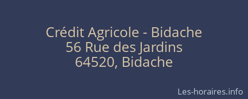 Crédit Agricole - Bidache