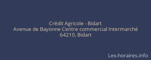 Crédit Agricole - Bidart