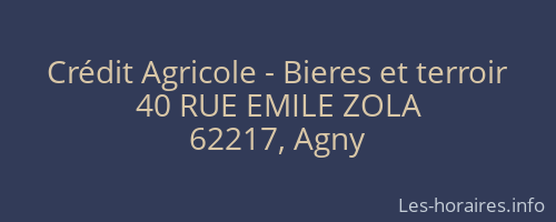 Crédit Agricole - Bieres et terroir