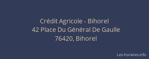 Crédit Agricole - Bihorel