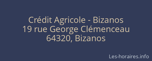 Crédit Agricole - Bizanos