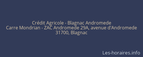 Crédit Agricole - Blagnac Andromede