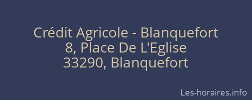 Crédit Agricole - Blanquefort