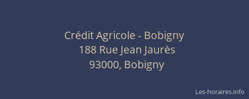 Crédit Agricole - Bobigny