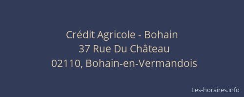 Crédit Agricole - Bohain
