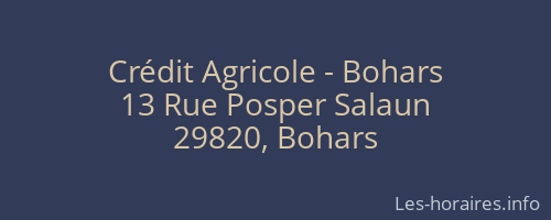Crédit Agricole - Bohars